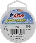 AFW Surfstrand Bare 1x7 Stainless Steel Leader Wire