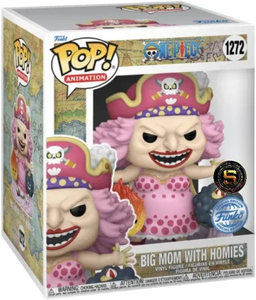 Funko Pop One Piece Big Mom with Homies Galactic Toys # 1272 Charlotte Linlin