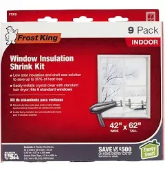 Frost King Indoor Shrink Window Kit