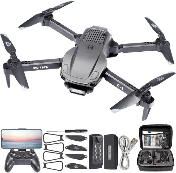 Portable Mini Drone with 1080P Camera &amp; One Button Return - Perfect for Gifts