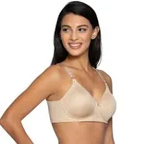 Vanity Fair Womens Beauty Back Full Coverage Wireless Smoothing Bra 72345 -