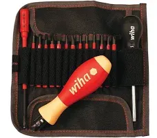 WIHA 8 Piece Insulated Torque Control and Slimline Screwdriver Blade Tool Set