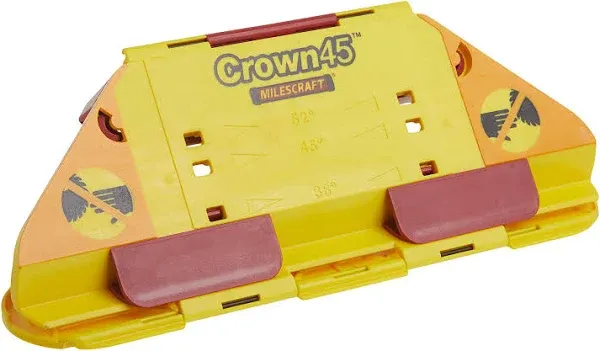 Milescraft Crown Molding Jig Adjustable Angles 38°, 45° and 52° for Miter