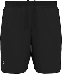 Under Armour Launch Mens Running Shorts Blue 7 Inch Lightweight Lined Breathable