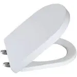 UF089 UF Small U Shape Toilet Seat For WinZo Compact Toilet, Heavy Duty Material Soft Close Easy Install Clean Design, White