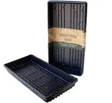 10 Plant Growing Trays (No Drain Holes) - 20&#034; X 10&#034; - Perfect Garden Seed Starte