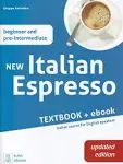 New Italian Espresso: Textbook + ebook UPDATED EDITION - Beginner/pre-intermedia