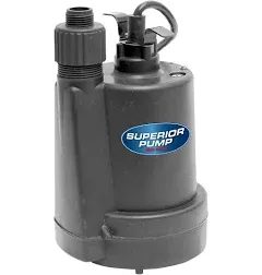 Barracuda 1/4 HP Thermoplastic Submersible Utility Pump 1800 GPH Max Flow Rate