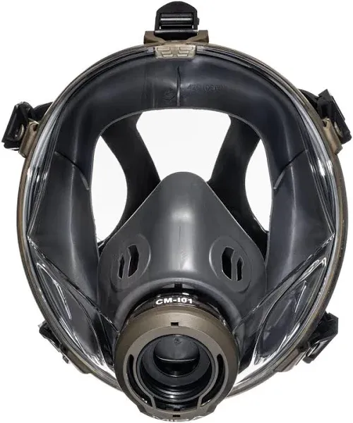 Mira Safety CM-I01 Full-Face Respirator Olive Green