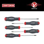 Craftsman V Series Torx Screwdriver Set 5 PC CMHT65630V, T20,T25,T27 (FVS027086)