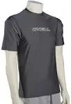 O'Neill Men's Basic Skins Short Sleeve Sun Shirt, Smoke / L