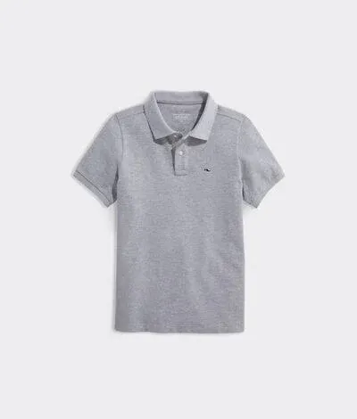 vineyard vines Boys' Heritage Pique Polo