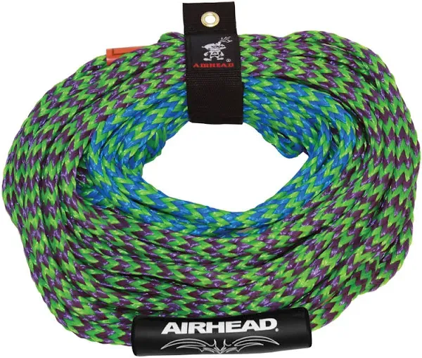 Airhead 2 Section Tow Rope, 1-4 Rider Towable Tube Rope, up to 60 ft