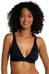 La Blanca Women's Standard Island Goddess Over The Shoulder Triangle Swimsuit Top