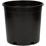 HC Companies NER005G0G18 Black Nursery Planter, 3.76 Gallon