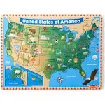 Melissa & Doug U.S.A. Sound Puzzle Wooden State...