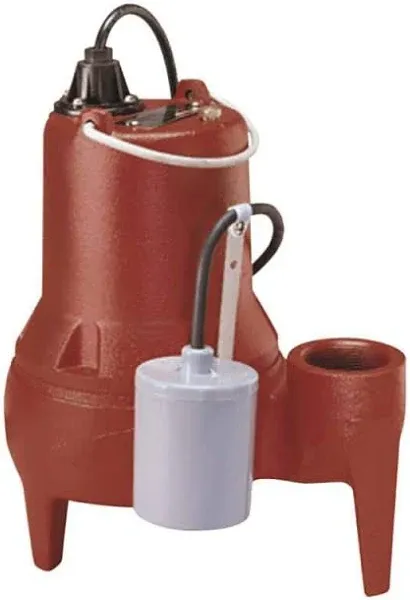 Liberty Pumps LE51A 1/2 HP Submersible Sewage Pump