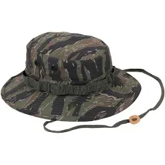 Rothco 5816 Camo Poly/Cotton Boonie Hat - Tiger Stripe Camo