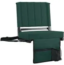 SPORT BEATS Stadium Seat for Bleachers with Back Support and Cushion Includes Sh