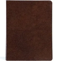 CSB Pastor's Bible, Verse-By-Verse Edition, Brown Bonded Leather