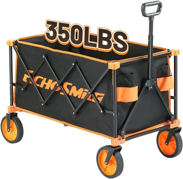 EchoSmile Heavy Duty 350 Lbs Collapsible Wagon