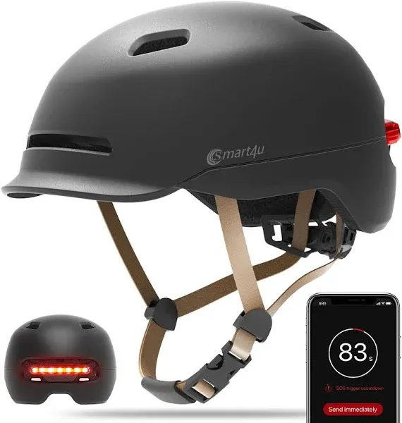 🛍️smart cycle helmet with SOS, brake warning light and auto power off 🚴