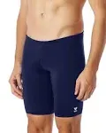 TYR Men's Durafast Solid Jammer 28 Navy