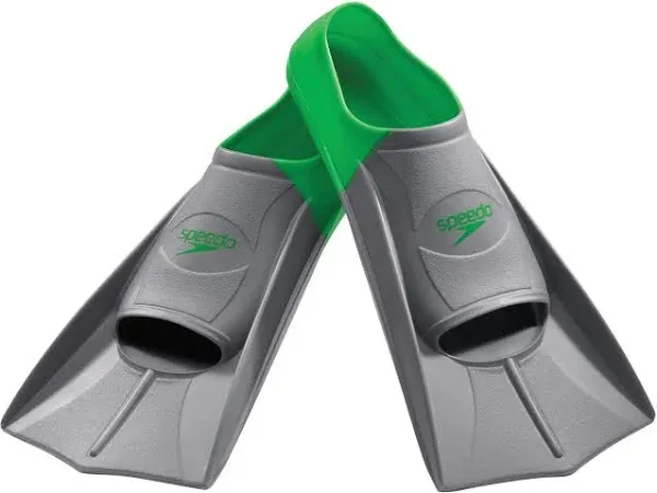 Speedo Unisex-Adult Swim Training Fins Rubber Short Blade