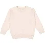 Rabbit Skins - Toddler Fleece Crewneck Sweatshirt - 3317 Natural Heath