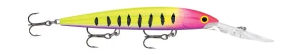 Rapala Down Deep Husky Jerk 12 - Headspin - 4 3/4&#034; 1/2 oz Fishing Lure