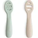 Mushie Silicone Feeding Spoons 2 Pack