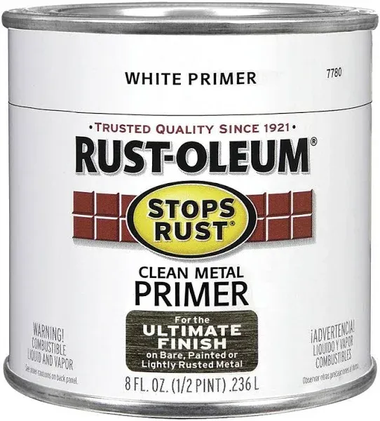 Rust Oleum White Clean Metal Primer