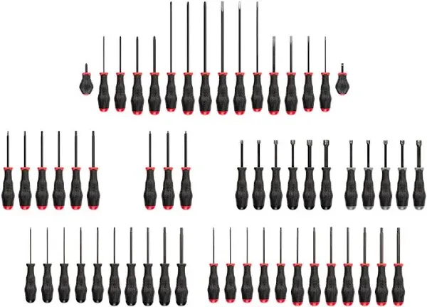 Tekton High-Torque Black Oxide Blade Screwdriver and Nut Driver Set