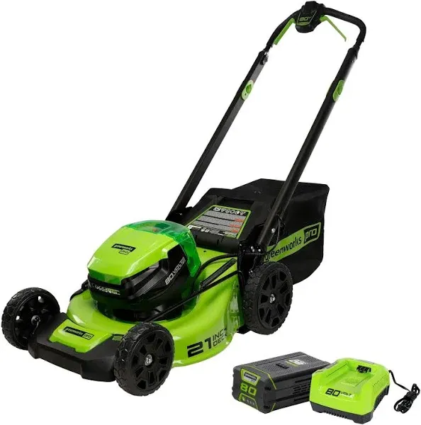 Greenworks 21-Inch 80V Push Lawn Mower