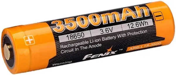 Fenix ARBL18 High-Capacity 18650 Battery - 3500mAh