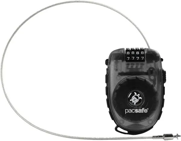 PacSafe Retractasafe 250 Retractable Cable Lock - 4 Dial