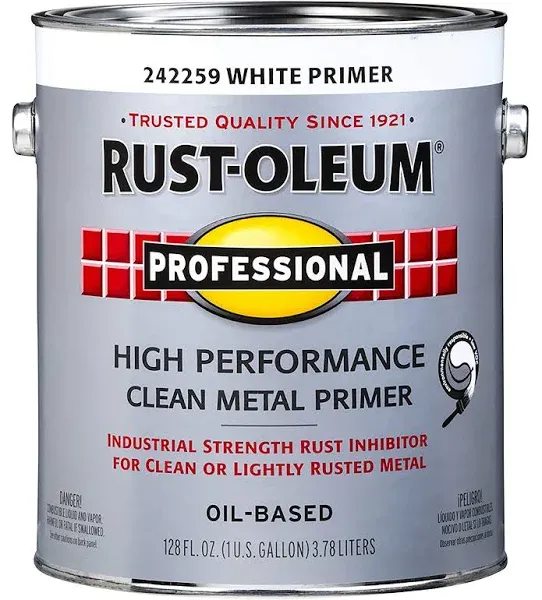 1 gal. White Clean Metal Rust Preventive Primer (Case of 2)