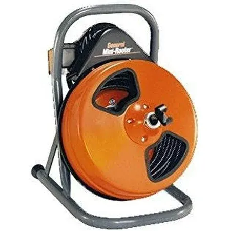 General Wire Mini-Rooter Pro Drain/Sewer Cleaning Machine W/75&#039; x 1/2&#034; Cable  4