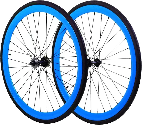 Fixie Wheels Fixie Wheel Set Fixed Gear Flip-Flop Rear Wheels