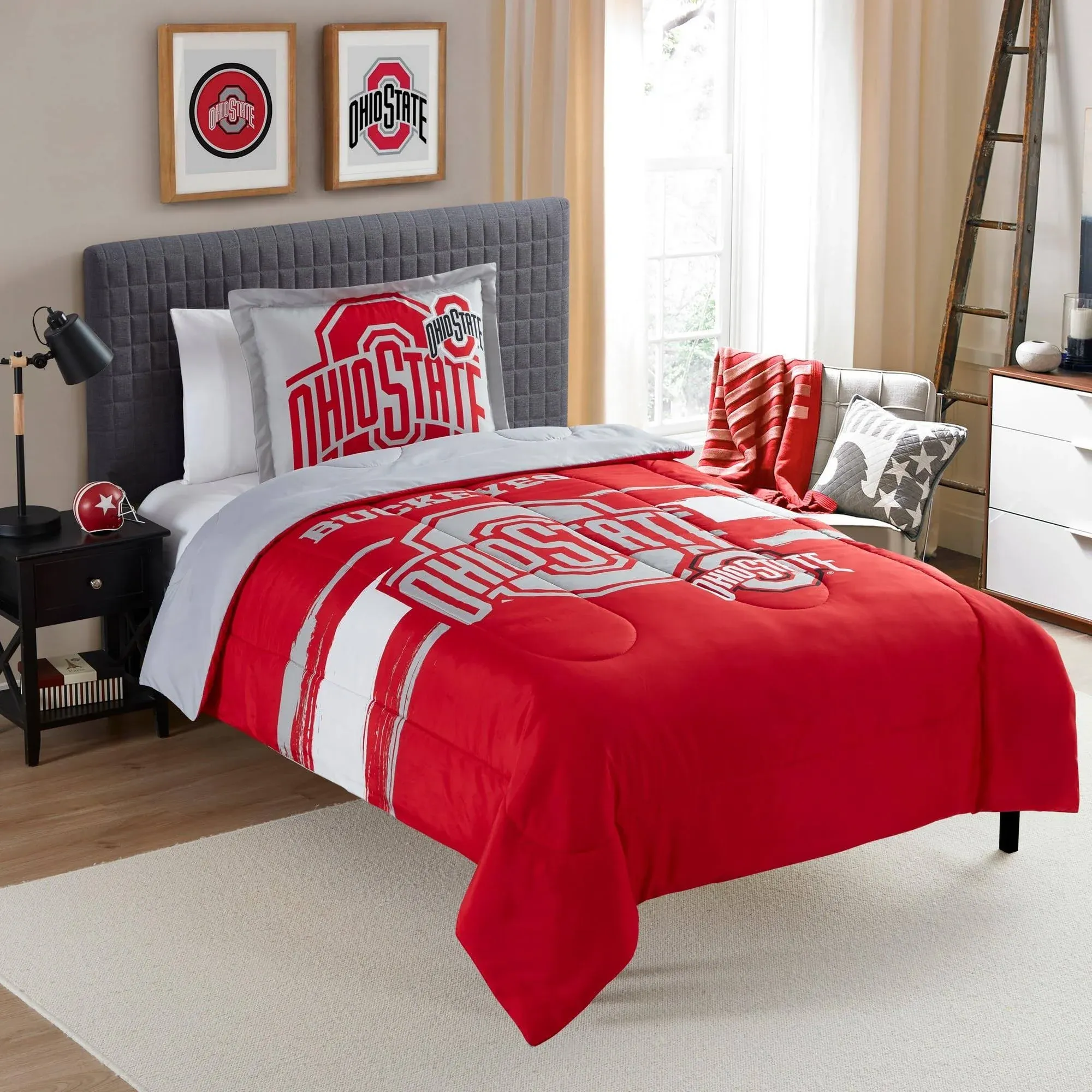 NCAA Ohio State Buckeyes Officially Licenced Comforter &amp; Sham set