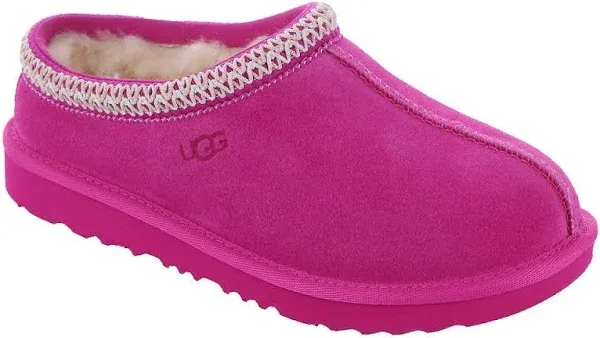 UGGTasman II contrast-stitch suede slippers 7-10 years