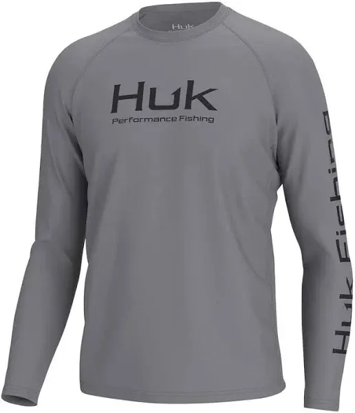 HUK Men's Pursuit Vented Long Sleeve, 30 UPF Fishing Shirt