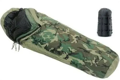 Military USGI Modular Patrol Sleeping Bag Tennier 8465-01-445-62<wbr/>74 VTG