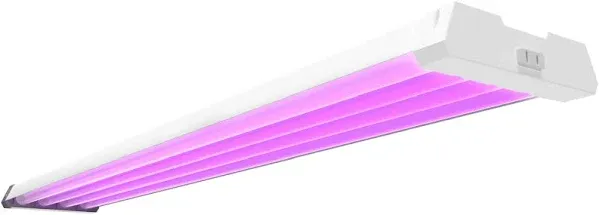 Sunco 4FT LED Grow Lights Full Spectrum for Indoor Plants 80W Integrated Suspended Fixture