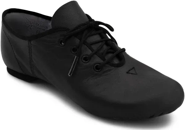 Capezio Black E-Series Jazz Oxford Shoes Sz 7.5M