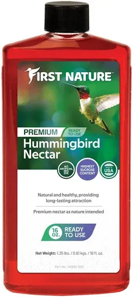 First Nature Red Hummingbird Nectar