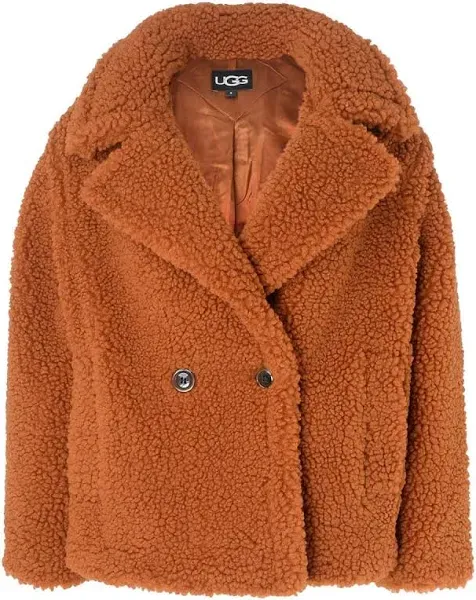 UGG GERTRUDE SHORT TEDDY COAT