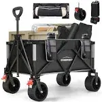 Overmont Collapsible Foldable Beach Wagon