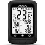 COOSPO Bike Computer GPS Wireless, ANT+ Cycling Computer GPS with Bluetooth, Multifunctional ANT+ Bicycle Computer GPS with 2.4 LCD Screen, Bike