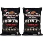 Bear Mountain BBQ Natural Hardwood Gourmet Blend Smoker Pellets, 20 lbs (2 Pack)